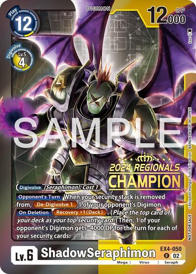 ShadowSeraphimon (2024 Regionals Champion) from Alternative Being Booster