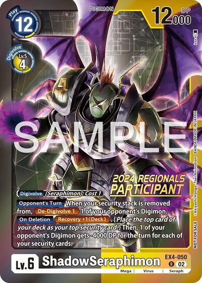 ShadowSeraphimon (2024 Regionals Participant) from Alternative Being Booster