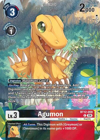 Agumon - BT12-059 (Legend Pack 2024) from Across Time