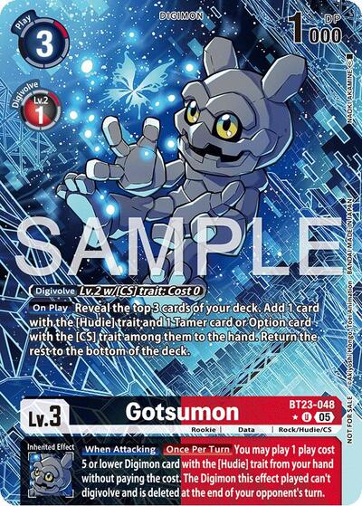 Gotsumon (Hacker's Slumber Box Promotion Pack) - Hackers' Slumber Digimon Card Game Trading Card