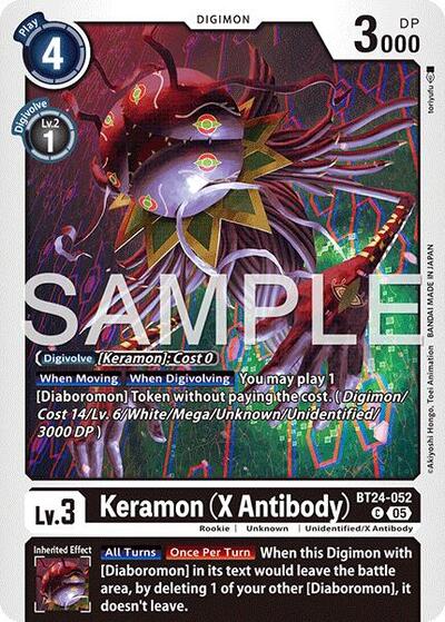 Keramon (X Antibody) - Time Stranger Digimon Card Game Trading Card