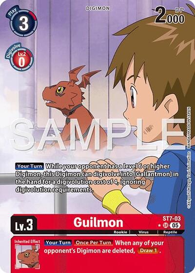 Guilmon - ST7-03 (Alternate Art) from Advanced Booster Digimon Generation