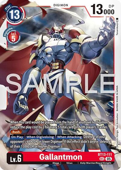 Gallantmon - BT13-111 (Reprint) from Advanced Booster Digimon Generation