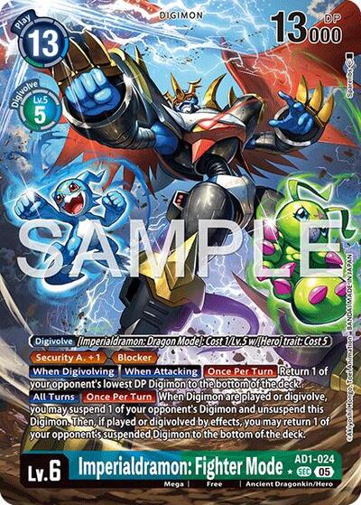 Imperialdramon: Fighter Mode - AD1-024 (Alternate Art) from Advanced Booster Digimon Generation