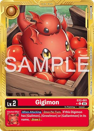 Gigimon (Gold Border) from Advanced Booster Digimon Generation