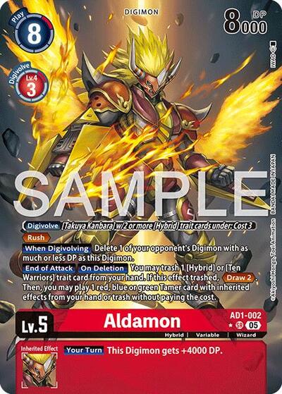 Aldamon (Alternate Art) from Advanced Booster Digimon Generation