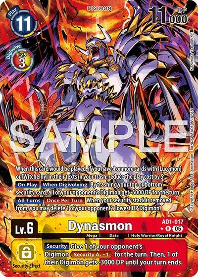 Dynasmon - AD1-017 (Alternate Art) from Advanced Booster Digimon Generation