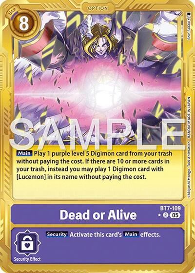Dead or Alive (Gold Border) from Advanced Booster Digimon Generation