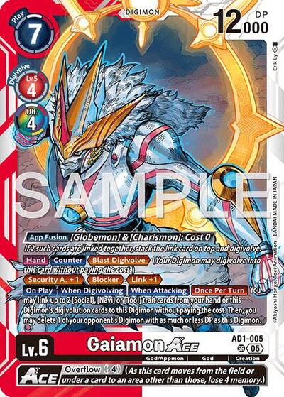 Gaiamon ACE from Advanced Booster Digimon Generation