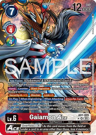 Gaiamon ACE (Alternate Art) from Advanced Booster Digimon Generation