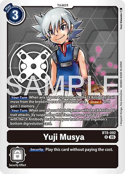 Yuji Musya (Reprint) - Advanced Booster Digimon Generation Digimon Card Game Trading Card