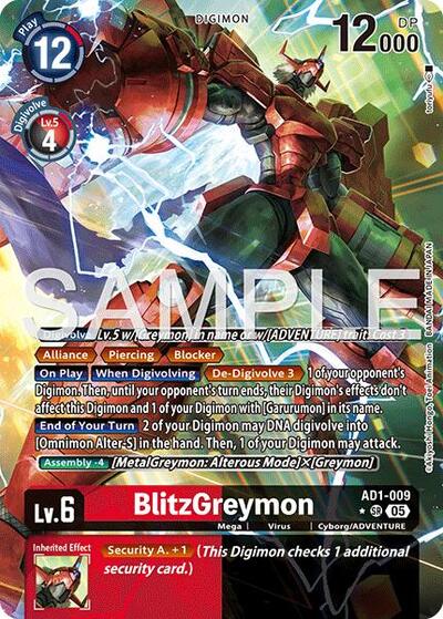 BlitzGreymon (Alternate Art) from Advanced Booster Digimon Generation