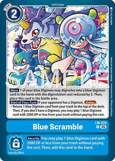 Blue Scramble (Reprint) from Advanced Booster Digimon Generation