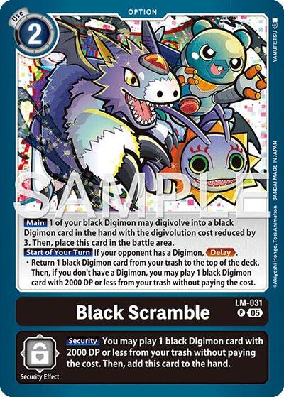 Black Scramble (Reprint) from Advanced Booster Digimon Generation