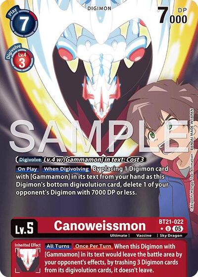 Canoweissmon (Alternate Art) from Advanced Booster Digimon Generation