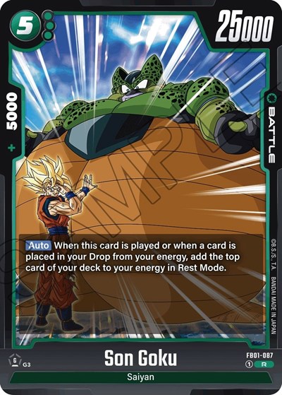 Son Goku (JP) - Awakened Pulse Dragon Ball Super Fusion World Trading Card