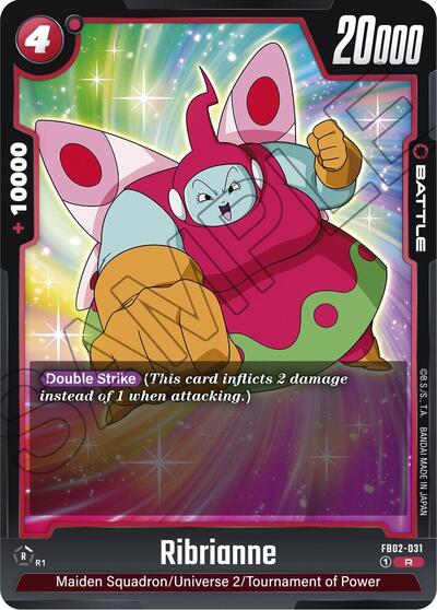 Ribrianne - Blazing Aura Dragon Ball Super Fusion World Trading Card