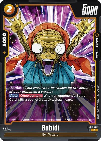 Babidi - Raging Roar Dragon Ball Super Fusion World Trading Card