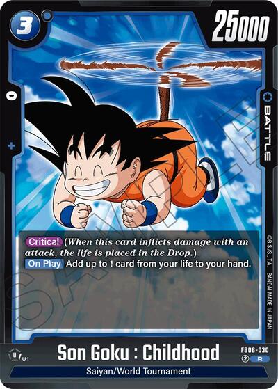Son Goku : Childhood - Rivals Clash Dragon Ball Super Fusion World Trading Card