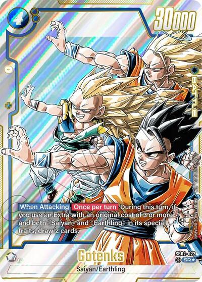 Gotenks (Alternate Art) - Manga Booster 02 Dragon Ball Super Fusion World Trading Card