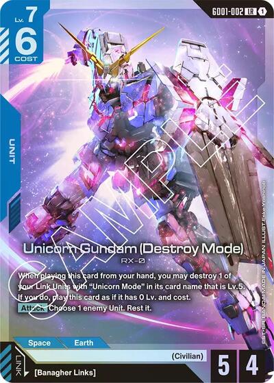 Unicorn Gundam (Destroy Mode)