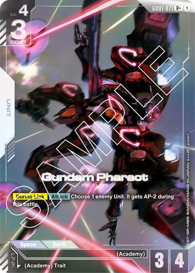 Gundam Pharact (R+) (Alternate Art) - Newtype Rising Gundam Card Game Trading Card