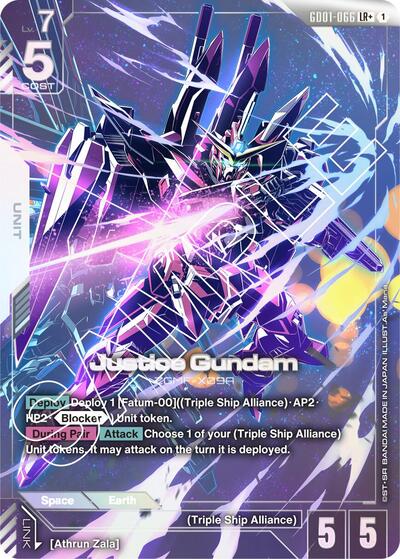Justice Gundam (LR+) (Alternate Art)
