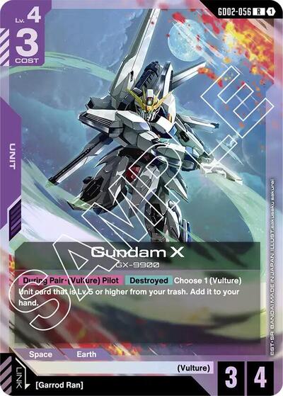 Gundam X (GD02-056) – GD02-056 Dual Impact Gundam Card Game Trading Card