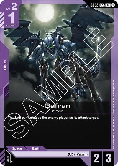 Gafran – GD02-066 Dual Impact Gundam Card Game Trading Card