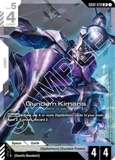 Gundam Kimaris – GD02-070 Dual Impact Gundam Card Game Trading Card