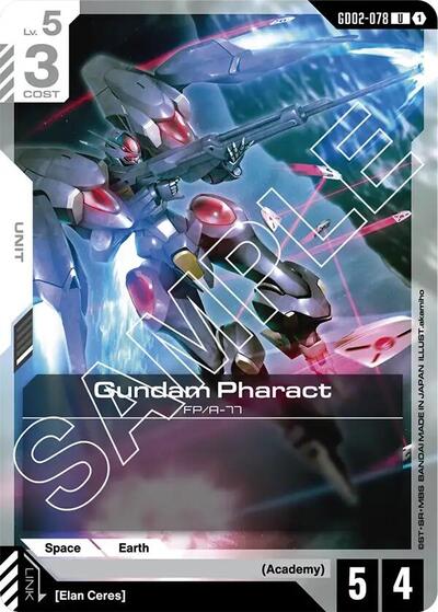 Gundam Pharact – GD02-078 Dual Impact Gundam Card Game Trading Card