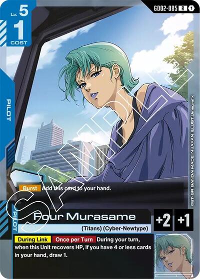 Four Murasame – GD02-085 Dual Impact Gundam Card Game Trading Card