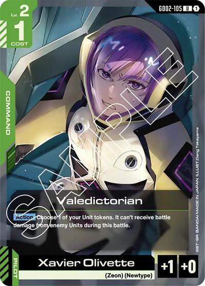 Valedictorian – GD02-105 Dual Impact Gundam Card Game Trading Card