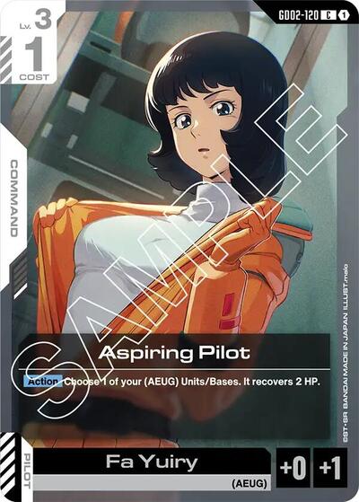 Aspiring Pilot - Dual Impact Gundam Card Game Trading Card