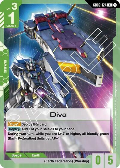 Diva – GD02-124 Dual Impact Gundam Card Game Trading Card