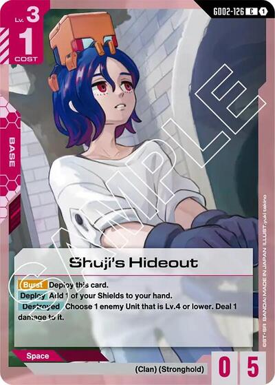 Shuji's Hideout – GD02-126 Dual Impact Gundam Card Game Trading Card
