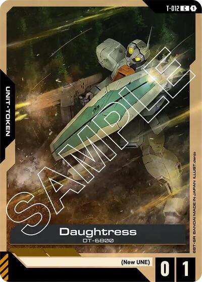 Daughtress (T-012) – T-012 Dual Impact Gundam Card Game Trading Card