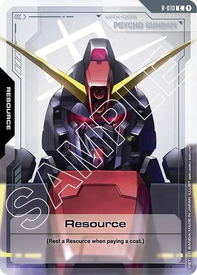 Resource (R-010) – R-010 Dual Impact Gundam Card Game Trading Card