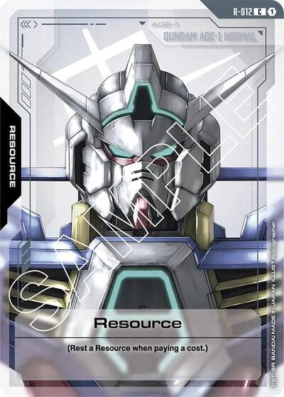 Resource (R-012) – R-012 Dual Impact Gundam Card Game Trading Card