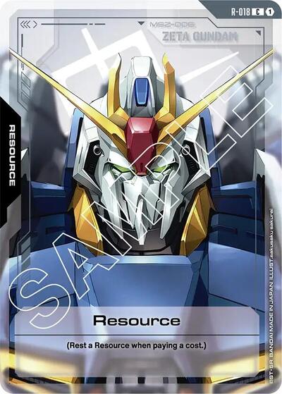 Resource (R-018) – R-018 Dual Impact Gundam Card Game Trading Card