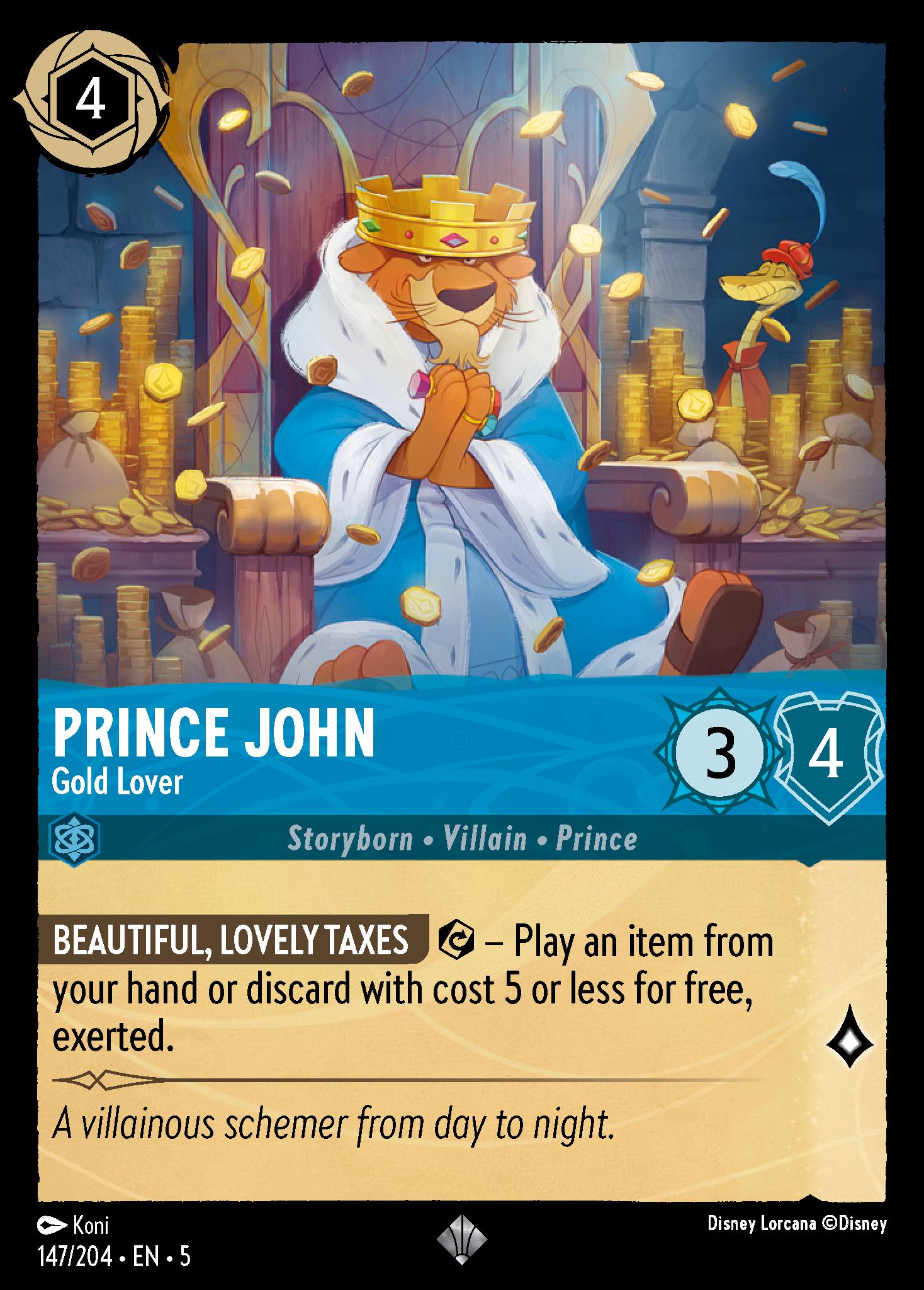 Prince John - Gold Lover (Cold Foil)