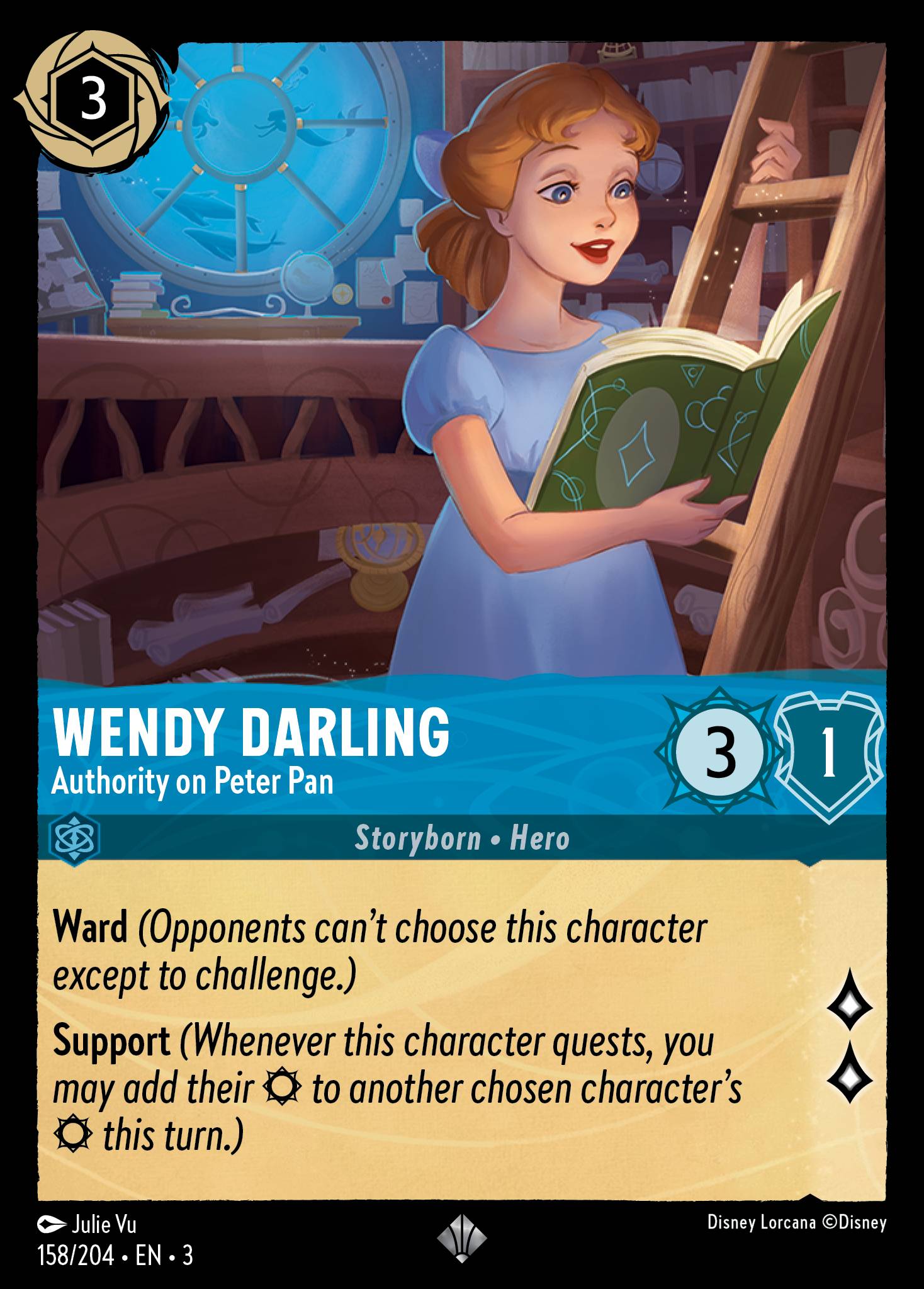 Wendy Darling - Authority on Peter Pan (Cold Foil)