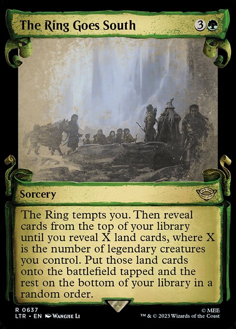 The Ring Goes South (Non-Foil) (Scroll) (Showcase)
