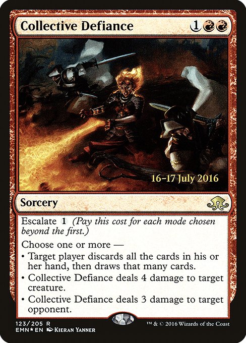 Collective Defiance (Foil) (Prerelease Datestamped)