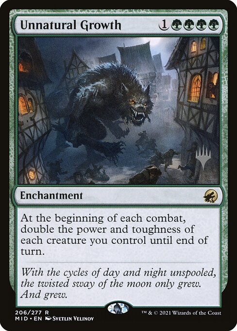 Unnatural Growth (Foil) (Stamped)