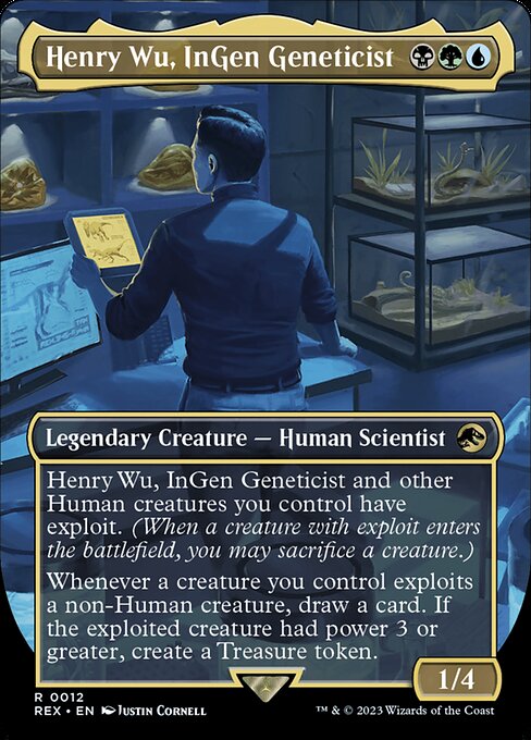 Henry Wu, InGen Geneticist (Foil) (Borderless)