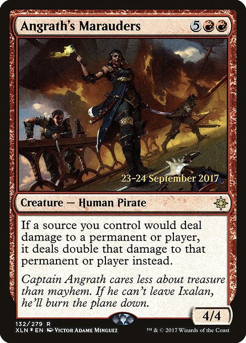 Angrath's Marauders (Foil) (Prerelease Datestamped)