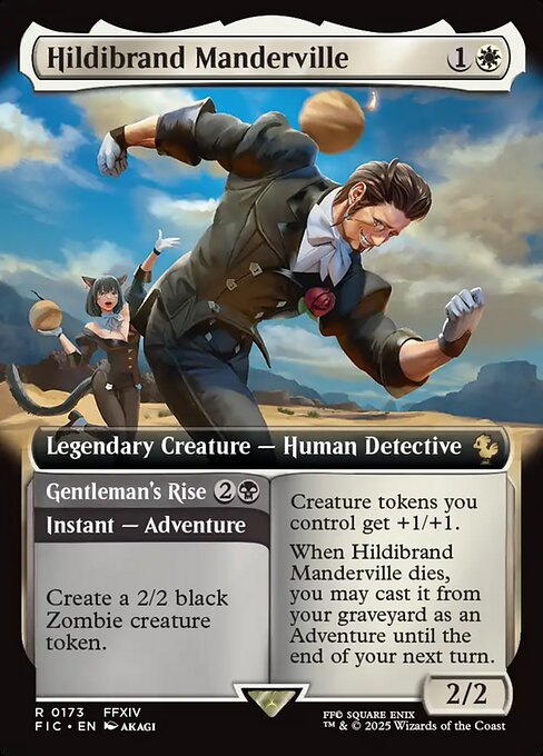 Hildibrand Manderville // Gentleman's Rise (Non-Foil) (Final Fantasy XIV) (Extended Art)