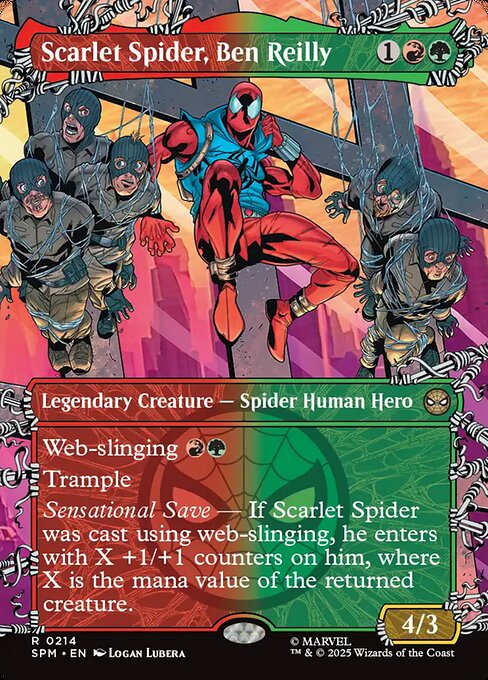 Scarlet Spider, Ben Reilly (Non-Foil) (Borderless) (Showcase)