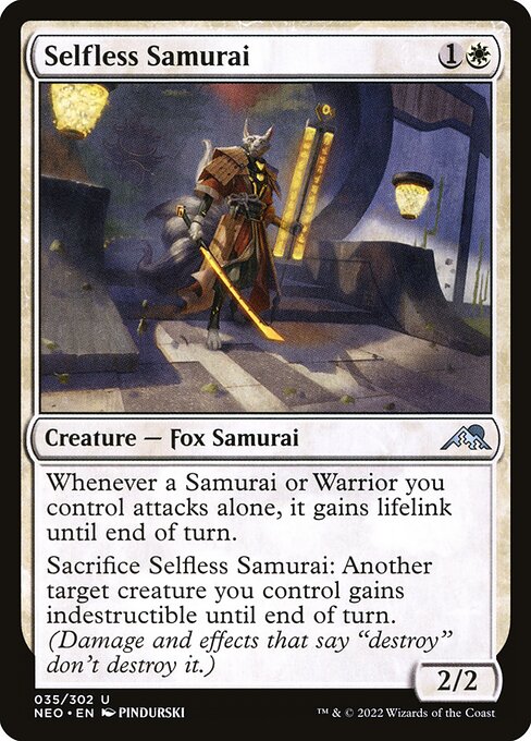 Selfless Samurai (Foil)